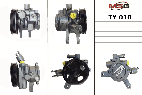 Насос ГУР новый Toyota Corolla 1993-1997, Toyota Corolla 1997-2002, Toyota Picnic 1996-1999 - MSG TY010