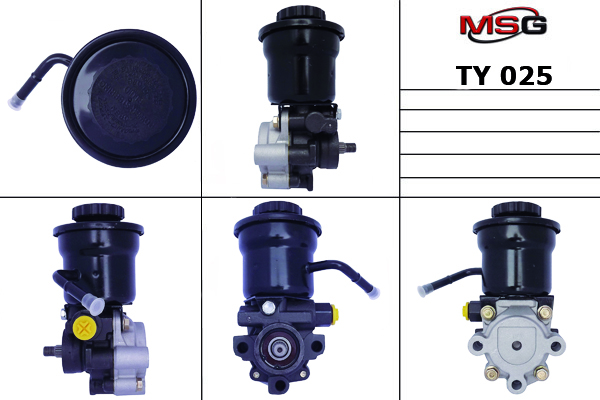 Насос ГУР новый Toyota Land Cruiser Prado 120 2003-2010, Toyota Land Cruiser J90 1996-2003 - MSG TY025