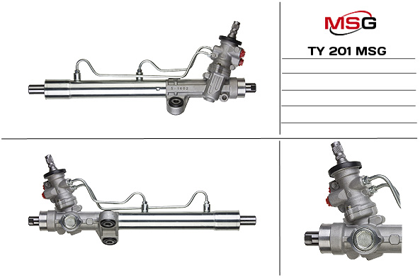 Рулевая рейка c ГУР новая Toyota Avensis 1997-2003 - MSG TY201