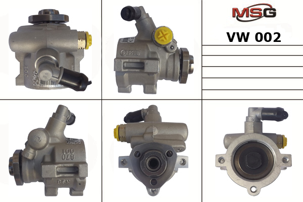 Насос ГУР новый VW Scirocco 1982-1992, VW Polo 1981-1994, VW Golf II 1983-1992, Skoda Felicia 199 - MSG VW002