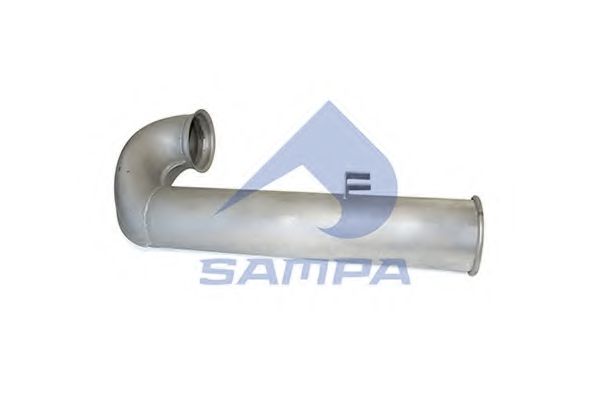 Монтажный компонент выхлопной системы | зад | HCV - SAMPA 050.360