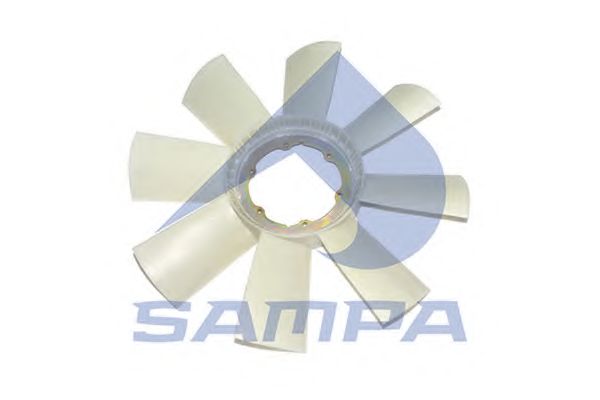 Крыльчатка вентилятора охлаждения двигателя HCV - SAMPA 079.293