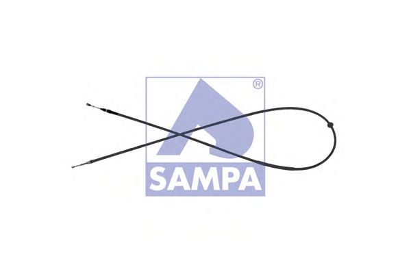 Трос, стояночная тормозная система HCV - SAMPA 201.381