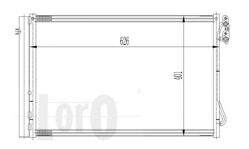 Конденсатор, кондиционер - LORO 004-016-0021