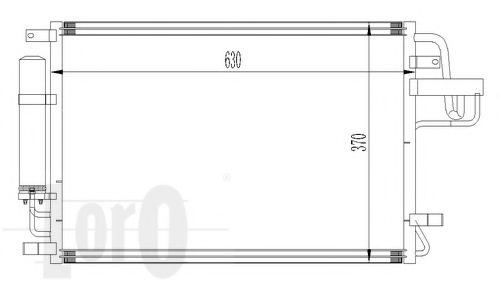 Конденсатор, кондиционер - LORO 019-016-0010