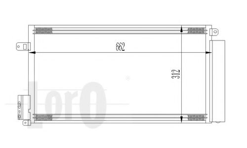 Конденсатор, кондиционер - LORO 037-016-0027