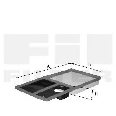 Фильтр воздушный - Fil Filter HP 2242