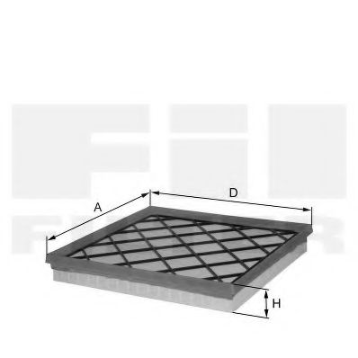 Фильтр воздушный - Fil Filter HP 2263