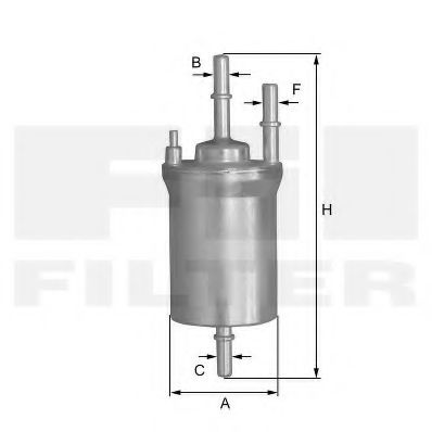 Фильтр топливный - Fil Filter ZP 8100 FL