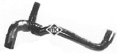 Патрубок радиатора VW golf/vento/passat, seat toledo/ibiza 2.0 90-99 - Metalcaucho 08394