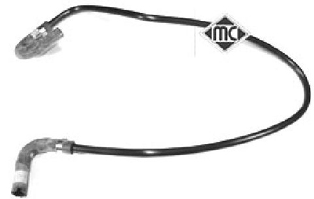 Патрубок радиатора CIT jumpy Metalcaucho 08563