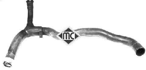 Патрубок радиатора CIT xantia 1.9td - Metalcaucho 08647