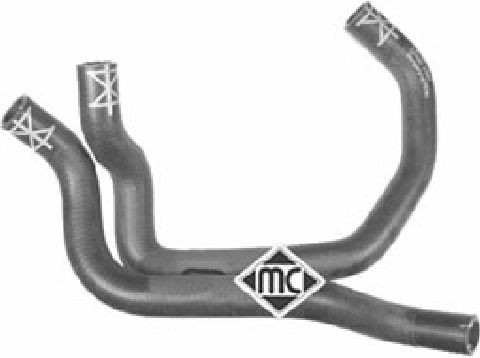 Патрубок VW golf-4 2,0 - Metalcaucho 09049