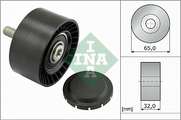 Ролик обводной приводного ремня - INA 532066010