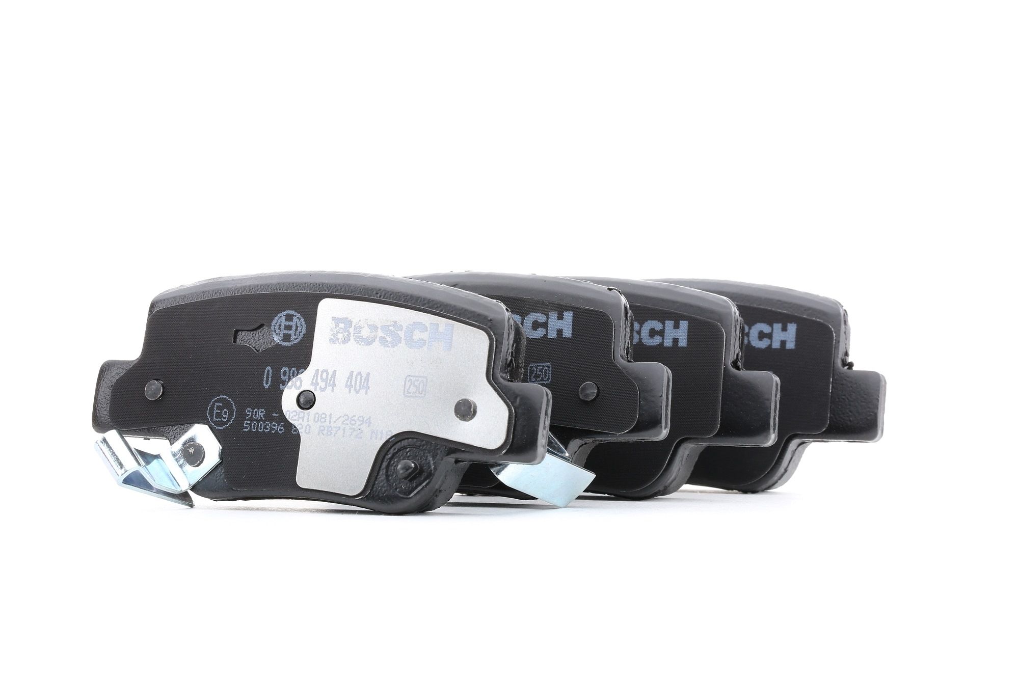 Комплект тормозных колодок, дисковый тормоз Bosch 986494404