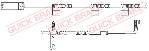 датчик износа колодок тормозных - Quick Brake WS0267A