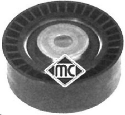 Ролик BMW e36/e46/e34/e39/e60 m42/m43/m44/m50/m52/m54 (генератор/помпа/кондиционер) | перед | - Metalcaucho 05075