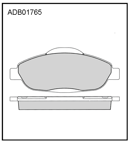 Колодки тормозные дисковые | перед | - Allied Nippon ADB01765