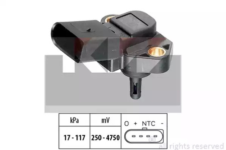 Датчик давления воздуха высотного корректора - KW 493071