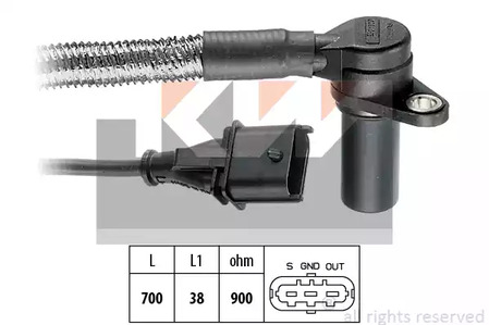 Датчик положения коленчатого вала - KW 453284