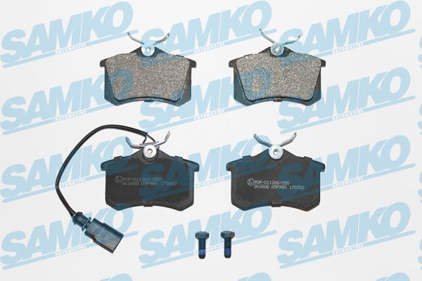 Колодки тормозные дисковые - Samko 5SP980