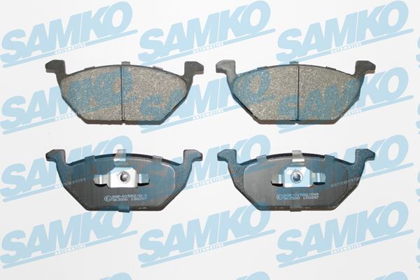 Колодки тормозные дисковые - Samko 5SP668