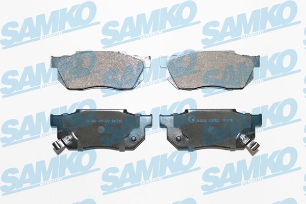 Колодки тормозные дисковые - Samko 5SP322