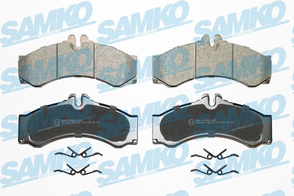 Колодки тормозные дисковые | перед | - Samko 5SP633
