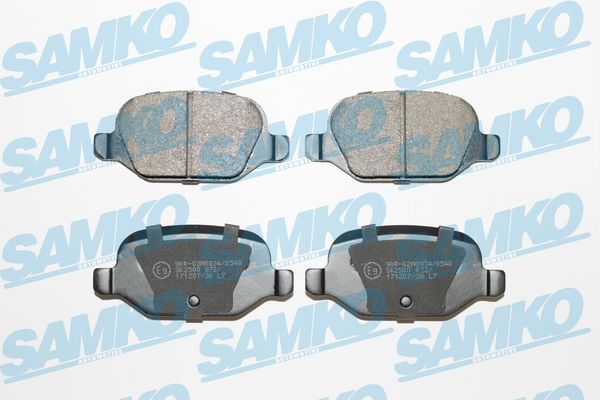 Колодки тормозные дисковые - Samko 5SP872