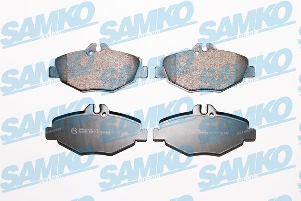 Колодки тормозные дисковые - Samko 5SP1124