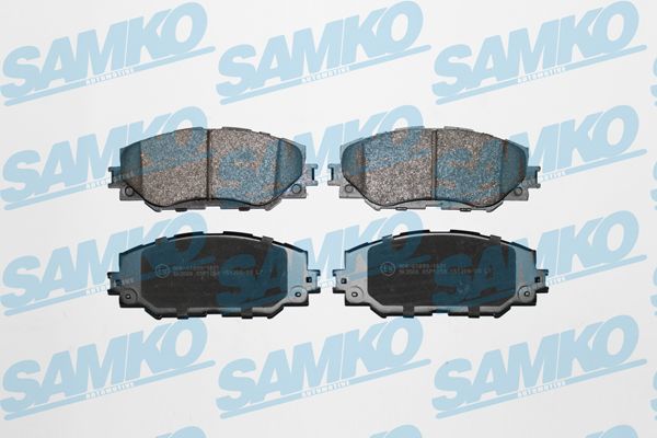 Колодки тормозные дисковые | перед | - Samko 5SP1258