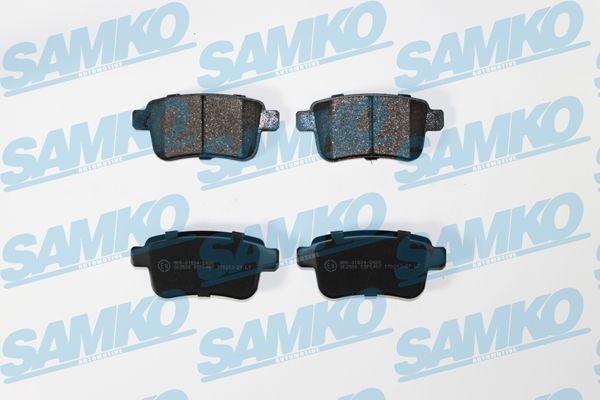 Комплект тормозных колодок, дисковый тормоз - Samko 5SP1487