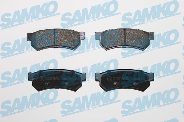 Комплект тормозных колодок, дисковый тормоз - Samko 5SP1564