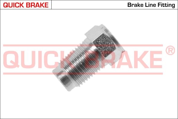 Штуцер прокачки 7/16x24UNF, l=27 mm, s=12, d=6,5 mm - Quick Brake P65