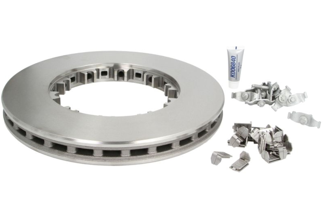 Диск тормозной (с монтажным комплектом) - Knorr Bremse K034249K50