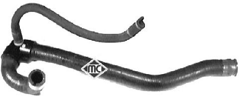Патрубок печки PGT 806 1.9d r - Metalcaucho 08485