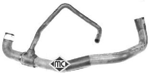 Патрубок радиатора PSA 806/807 1.9d DW8 - Metalcaucho 08557
