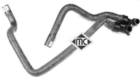 Патрубок печки CIT berlingo 1.9d 02-/xsara 1.9d/td/pgt partner 1.9d 02- - Metalcaucho 08626
