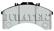 Комплект тормозных колодок, дисковый тормоз - JURATEK JCP773