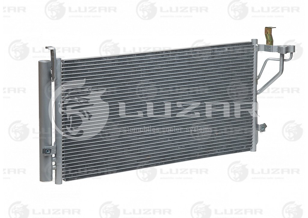 Радиатор кондиц. с ресивером для а/м Hyundai Sonata (04-) - Luzar LRAC 08384