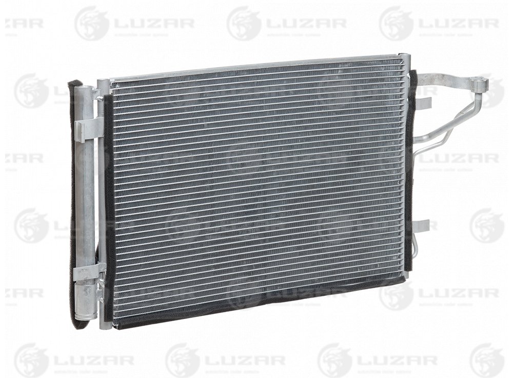 Радиатор кондиц. с ресивером для а/м Kia CEED/i30 (07-)/Hyundai Elantra (HD) (06-) - Luzar LRAC 08H2