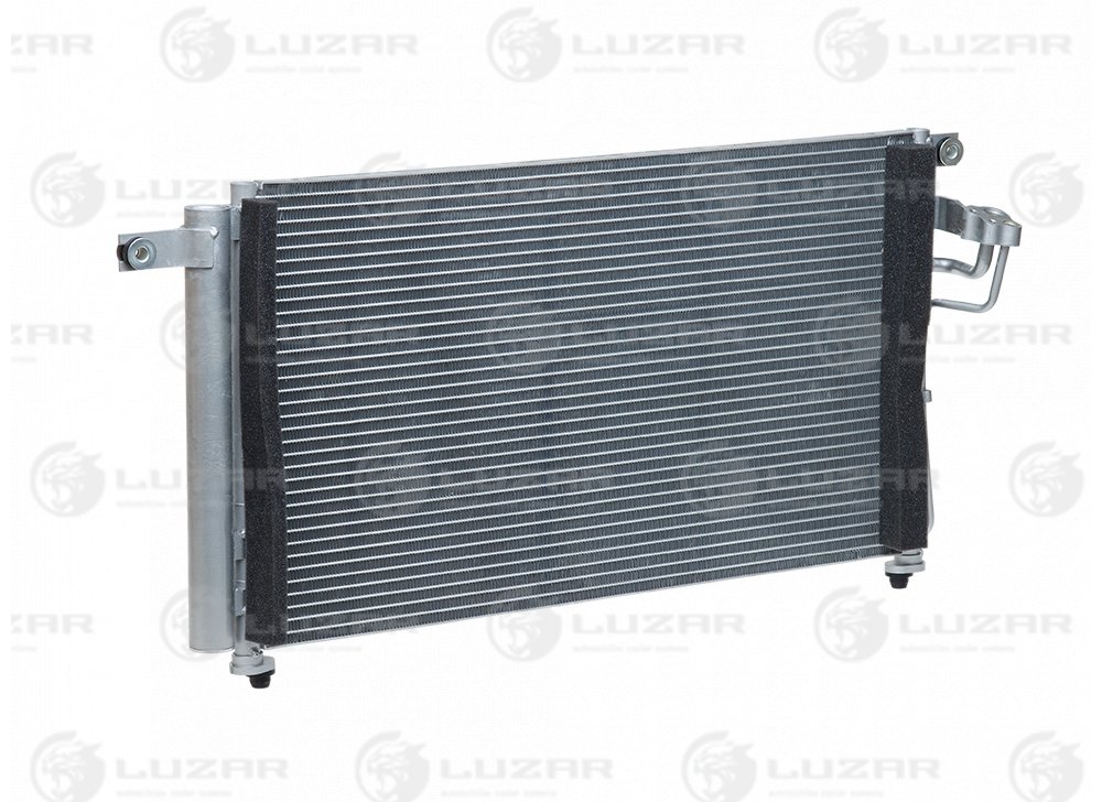 Радиатор кондиц. с ресивером для а/м Kia Rio (05-) - Luzar LRAC 08G1