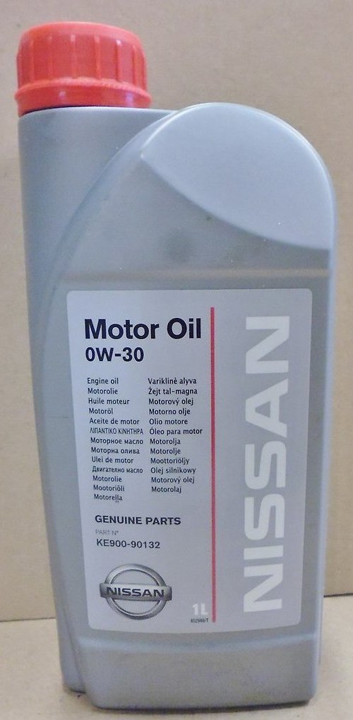 Масло моторное синтетическое Motor Oil 0w-30, 1л - Nissan KE900-90132-R