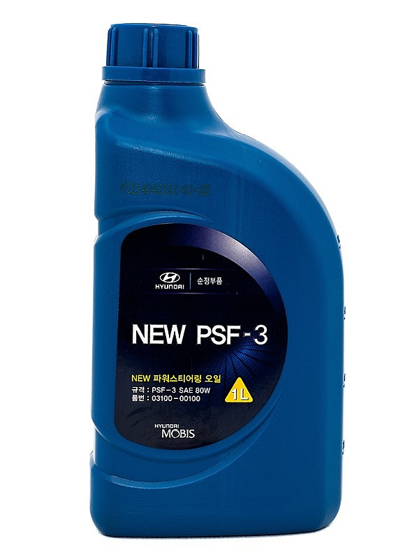 PSF-3 SAE 80W, 1л (полусинт. жидкость для ГУР) (красная) - Hyundai/Kia 03100-00100