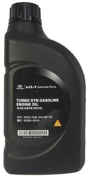 Масло моторное синтетическое turbo SYN gasoline 5w-30, 1л - Hyundai/Kia 05100-00141
