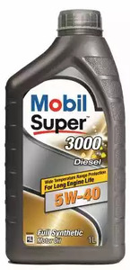 М/масло Mobil Super 3000x1 Diesel 5w-40 12*1л, 150969/152063 - Mobil 152 063