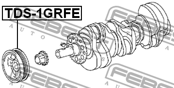 Шкив коленвала 1GRFE