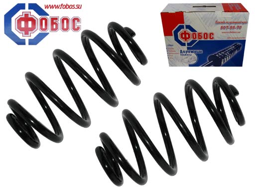 Пружина подвески Daewoo Lanos 1.4/1.6 фобос задняя усиленная 5/97- - Fobos 5160
