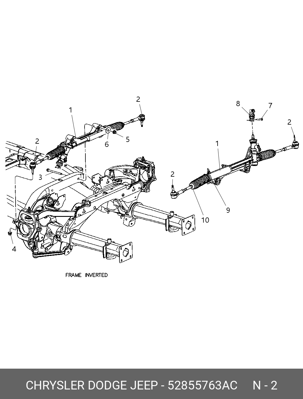 Деталь - Chrysler 52855763AC