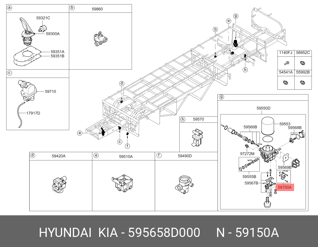 Датчик давления масла двигателя,электронный universe xpress - Hyundai/Kia 595658D000